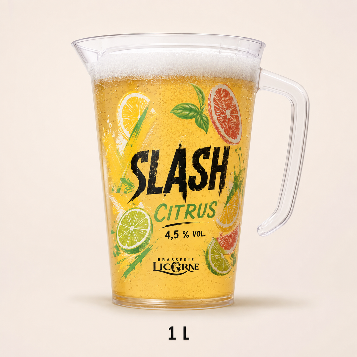 SLASH Citrus pression – Bière blanche aux agrumes 4,5 %
